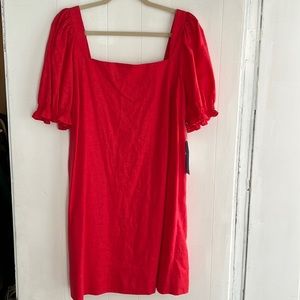Draper james rsvp red dress